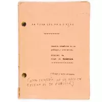 Mecanoscrito original de "La vida que no se vive", de Pilar de Valderrama. Acto 1. [Archivo de Alicia Viladomat]