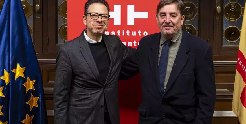 El director del Cervantes y el ministro de Cultura de Colombia se reúnen para estrechar la colaboración institucional
