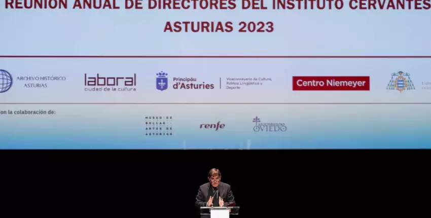 El director del Instituto Cervantes, Luis García Montero, inaugura la Reunión Anual de Directores en La Laboral de Gijón