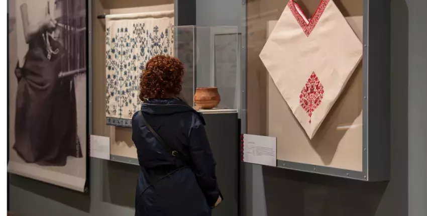 La exposición de «Historias tejidas»