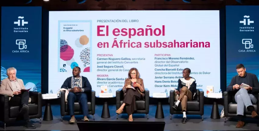 Foto de familia: presentación libro "El español en África subsahariana"