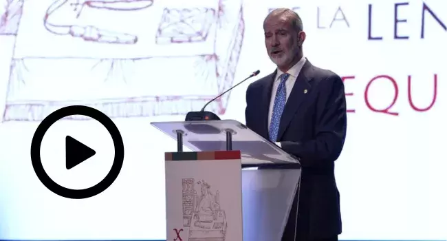 El rey Felipe VI preside la sesión solemne de apertura del X Congreso de la Lengua Española en Arequipa El rey Felipe VI preside la sesión solemne de apertura del X Congreso de la Lengua Española en Arequipa