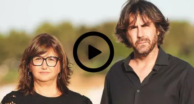 Los autores Carmen Amoraga y Maxi Roldán