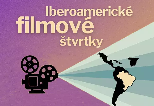 Cartel del ciclo de cine iberoamericana en Bratislava