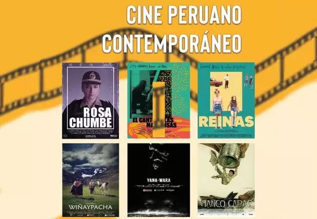 Cartel del ciclo de cine peruano contemporáneo