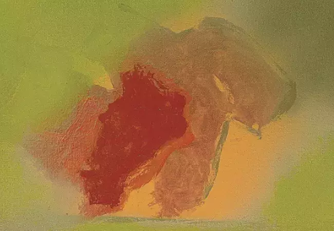 Cartel de la exposición «Esteban Vicente. El pintor de la realidad» 