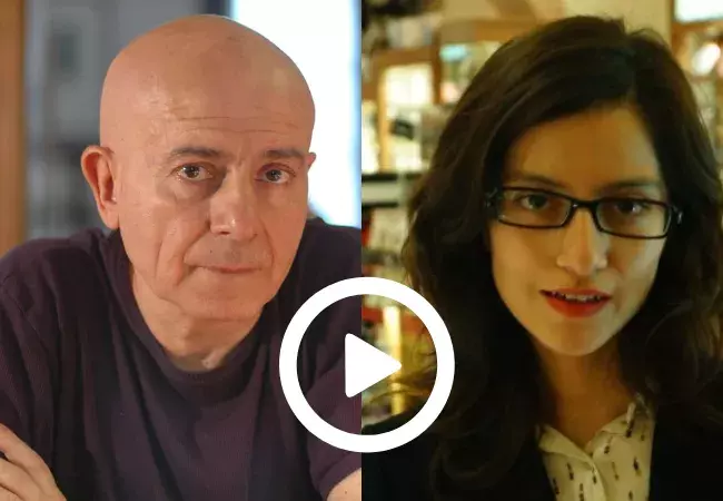 Hugo Mujica y Leonor Pataki