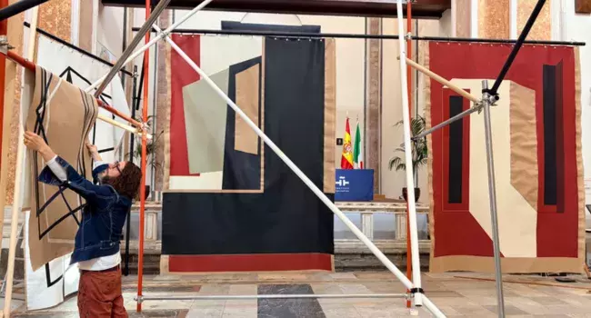 FOD durante los preparativos de «Geometrías habitables. Perspectivas desde el umbral»