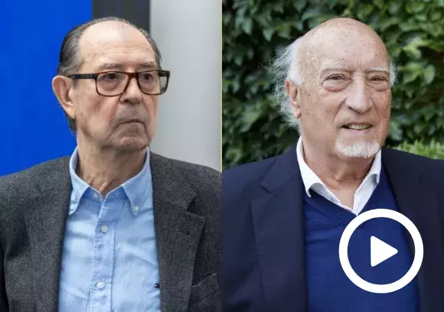 Rafael Canogar y Manuel Vicent 