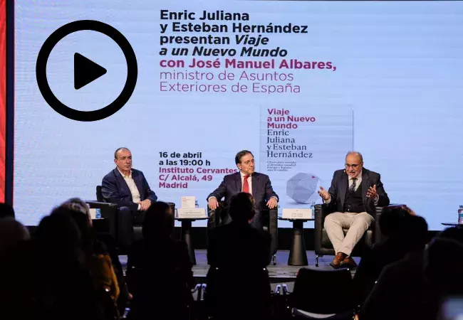 presentación del libro "Viaje a un Nuevo Mundo"