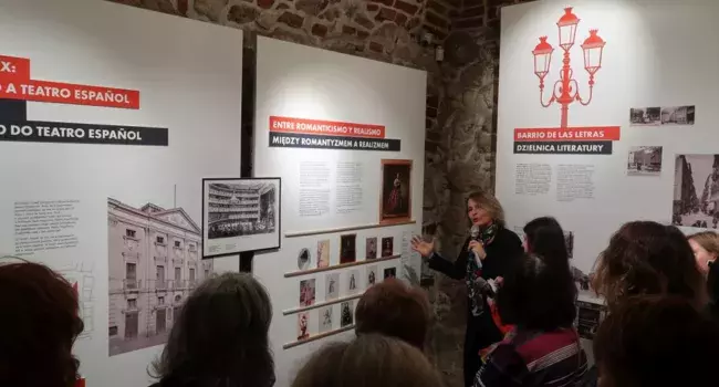 Exposición en el Cervantes de Cracovia