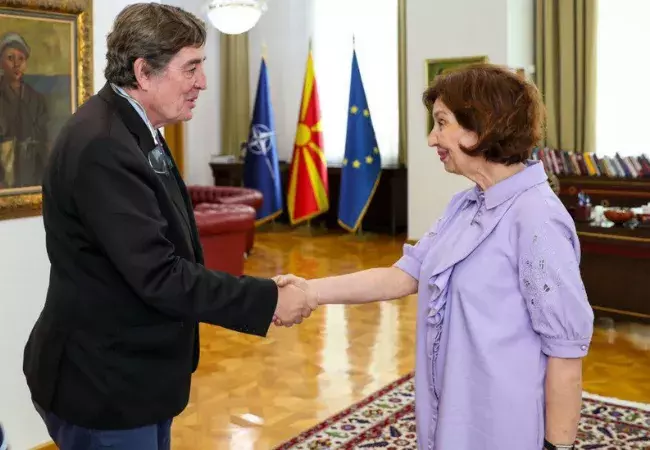 Luis García Montero y Gordana Siljanovska-Davkova