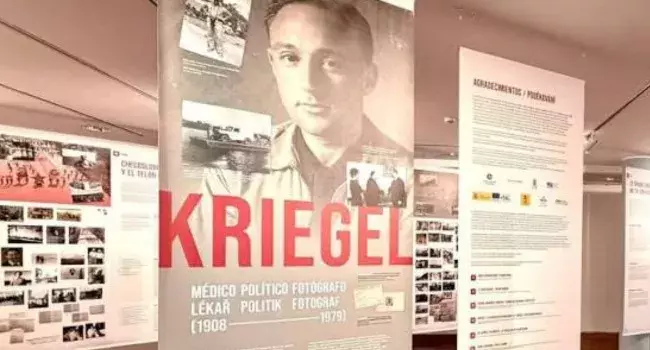Exposición sobre František Kriegel en Praga