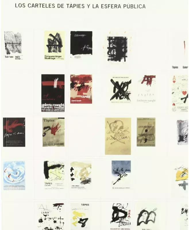 Los carteles de Tàpies y la esfera pública