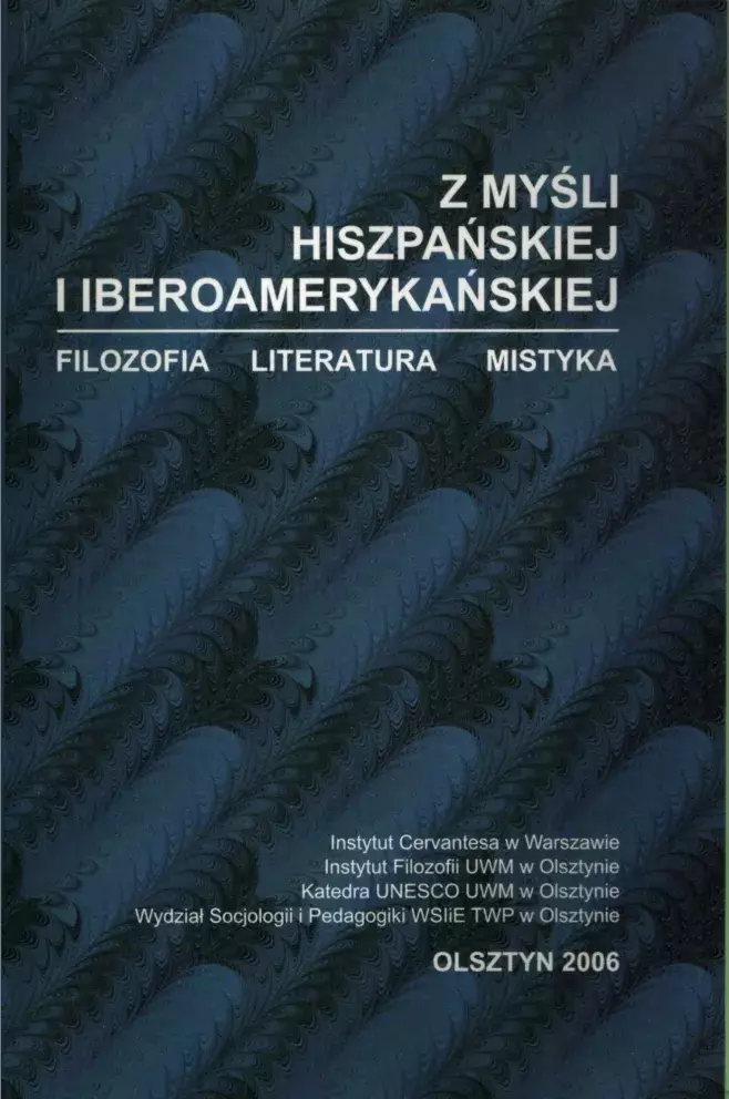 Z myśli hiszpańskiej i iberoamerykańskiej: Filozofia, literatura, mistyka [Sobre el pensamiento español e iberoamericano]