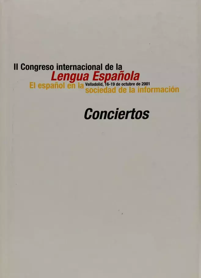 II Congreso Internacional de la Lengua Española. Conciertos