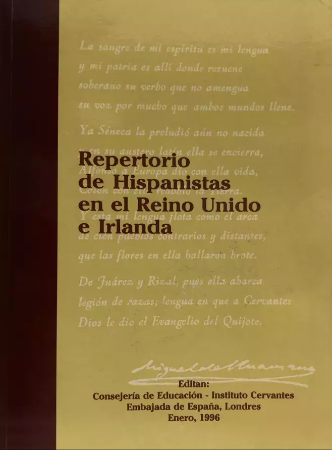 Repertorio de hispanistas en el Reino Unido e Irlanda