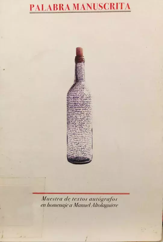 Palabra manuscrita. Muestra de textos Autógrafos en Homenaje a Manuel Altolaguirre