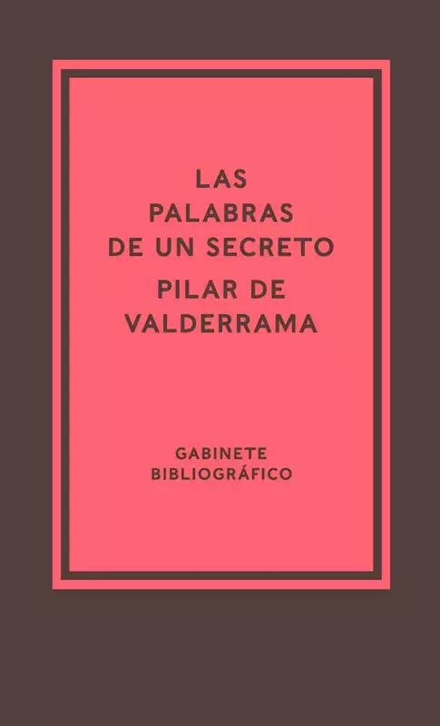 Las palabras de un secreto. Pilar de Valderrama