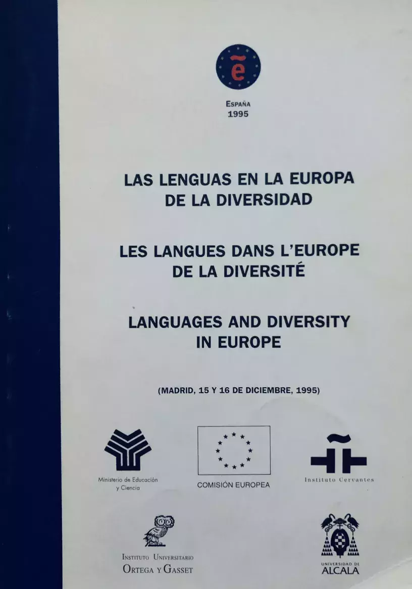 Las lenguas en la Europa de la diversidad