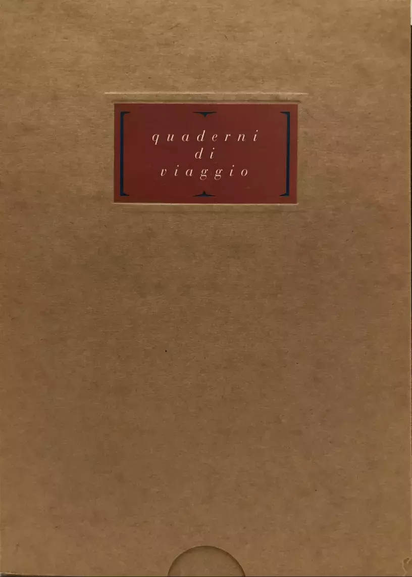 Quaderni di viaggio. Pedro Cano [Cuadernos de viaje]